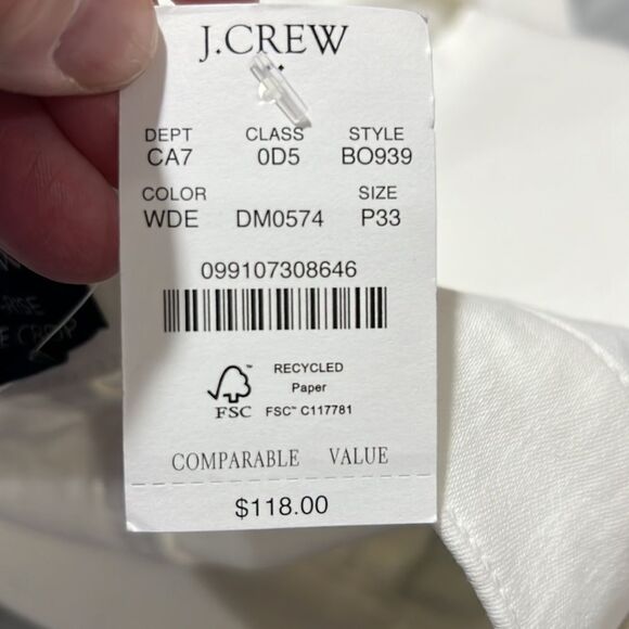 J.Crew Factory Petite flare crop jean in signature stretch NWT - Picture 12 of 15